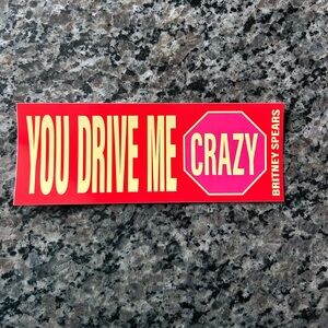 ** SEE LISTING FOR DEAL** Britney Spears Bumper Sticker